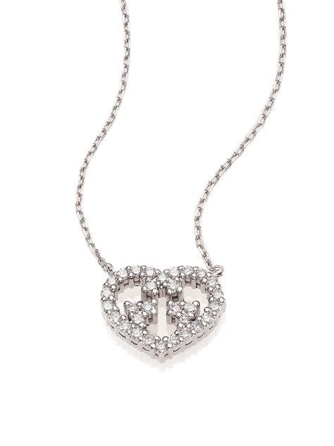 gucci diamond necklace